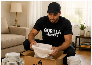 Gorilla Movers crew: We pack