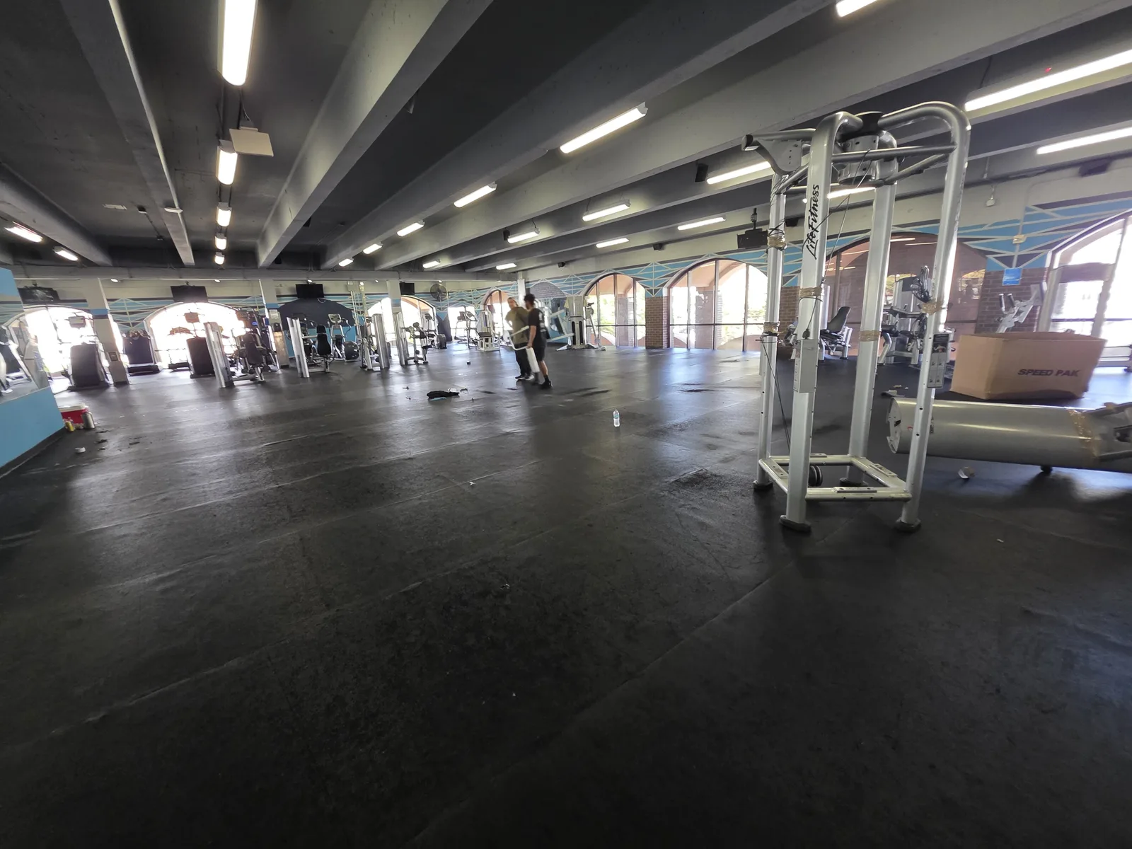 Gorilla Movers securing sound system during La Jolla gym move