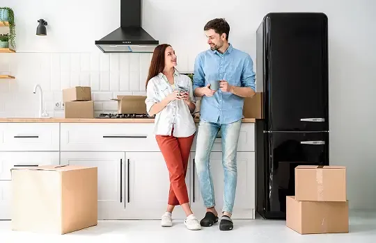 Mover securing an appliance for safe transport