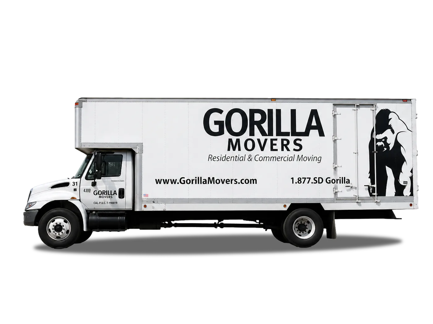 Gorilla Movers transport truck