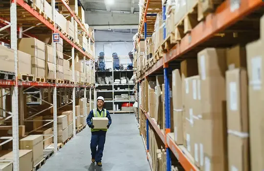 Industrial moving crew staging equipment for transport