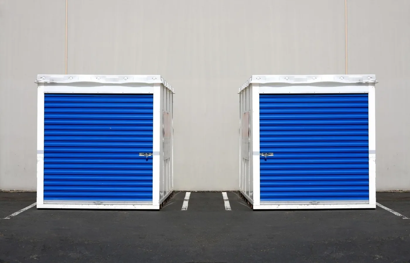 Portable storage containers delivered on site