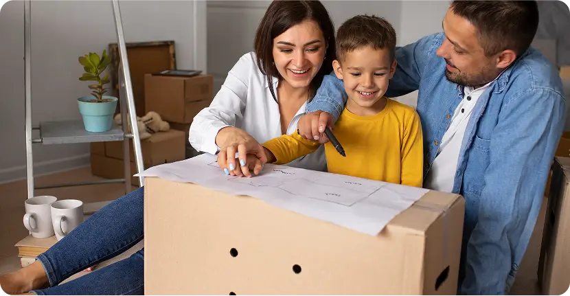 Involving your kids in the moving process