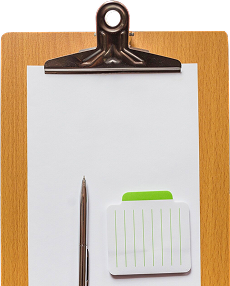 Board with Paper